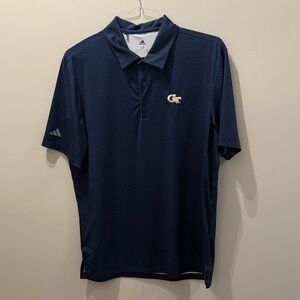 Adidas Georgia TechMen's Navy Blue Polo Shirt